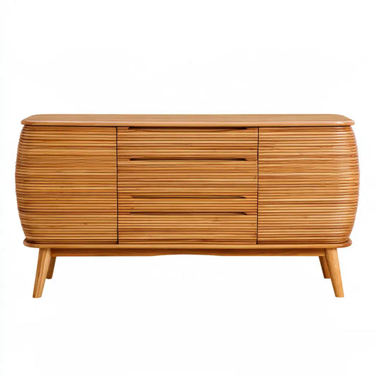 Credenza dalle linee moderne, marrone, per la casa