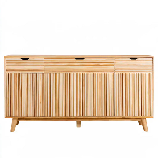 Credenza dalla forma compatta, marrone, per la casa