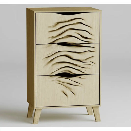 Credenza dalle linee moderne, marrone, per la casa